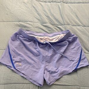 Under Armour Women's Athletic Shorts in Light Blue